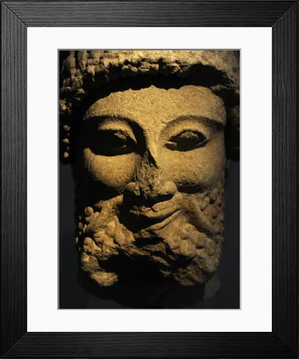 Framed Print : Ancient Art. Mediterranean. Priest or King. Votive. Ny Carls Framed Print : Ancient Art. Mediterranean. Priest or King. Votive. Ny Carls