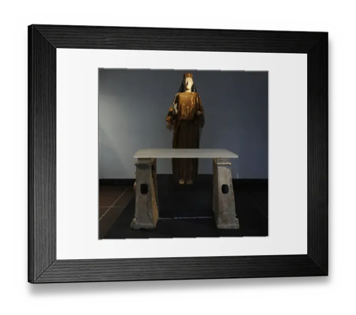 Framed Print : Ancient Art. Mediterranean area. Altar and goddess. Ny Carls Framed Print : Ancient Art. Mediterranean area. Altar and goddess. Ny Carls