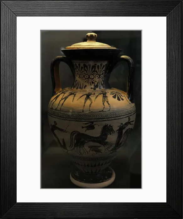 Framed Print : Etruscan vase (amphora), 525-490 B. C. Ny Carlsberg Glyptotek Framed Print : Etruscan vase (amphora), 525-490 B. C. Ny Carlsberg Glyptotek