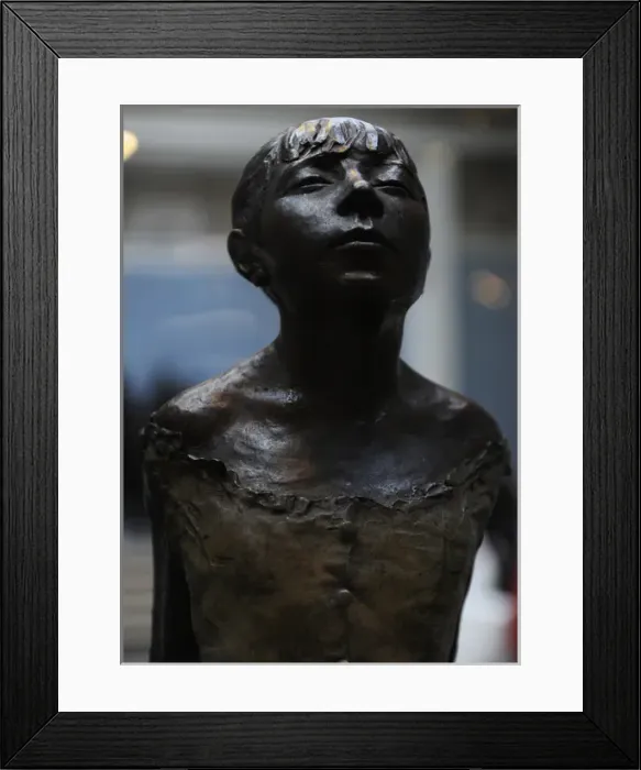 Framed Print : Edgar Degas (1834-1917). Litlle Fourteen year old dancer. 18 Framed Print : Edgar Degas (1834-1917). Litlle Fourteen year old dancer. 18