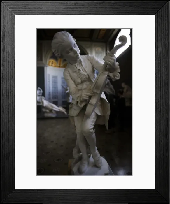 Framed Print : Louis-Ernst Barrias (1841-1905). The Infant Mozart. 1891(188 Framed Print : Louis-Ernst Barrias (1841-1905). The Infant Mozart. 1891(188