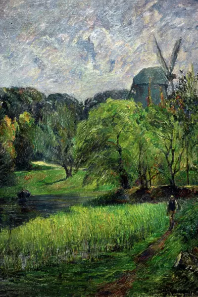 Paul Gauguin (1848-1903). The Queens Mill (1885). Ny Carlsb