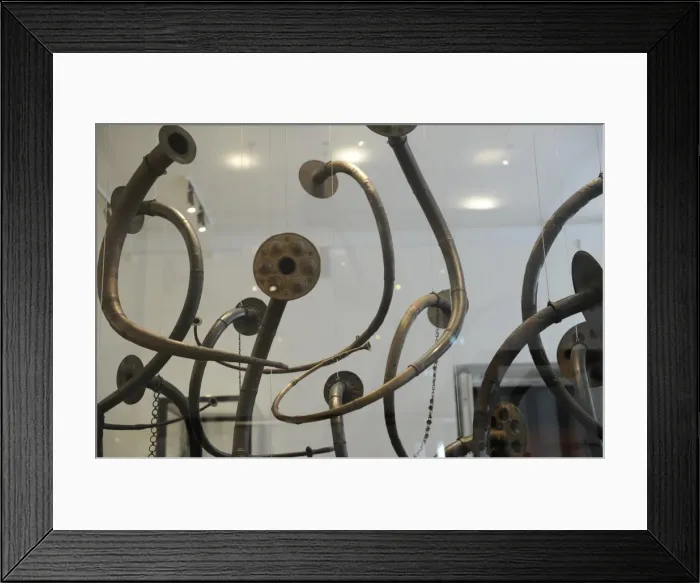 Framed Print : Lurs. The lur horns are Nordic wind instruments. Used for Br Framed Print : Lurs. The lur horns are Nordic wind instruments. Used for Br