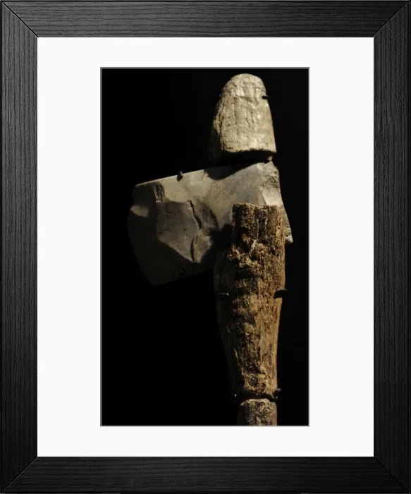 Framed Print : Flint axe. 3600-3400 BC. Western Zealand, Denmark Framed Print : Flint axe. 3600-3400 BC. Western Zealand, Denmark
