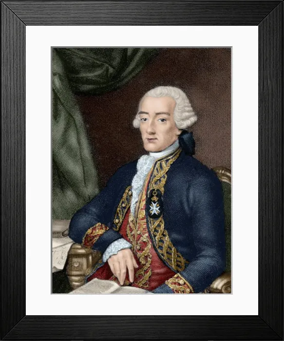 Framed Print : Jorge Juan Santacilia (1713-1773). Spanish scientist and nav Framed Print : Jorge Juan Santacilia (1713-1773). Spanish scientist and nav