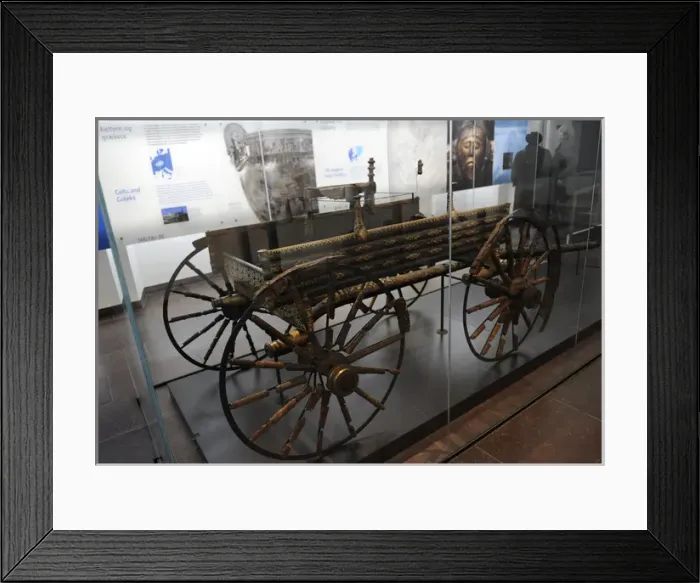 Framed Print : Prehistory. The Early Iron Age. The Dejbjerg Wagon. 50 BC. N Framed Print : Prehistory. The Early Iron Age. The Dejbjerg Wagon. 50 BC. N