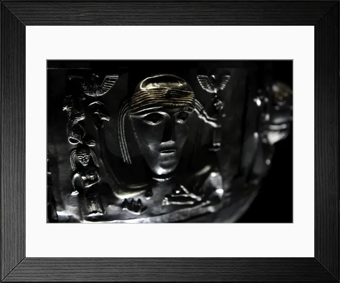 Framed Print : The Gundestrup cauldron. Silver vessel. 200 BC and 300 AD. G Framed Print : The Gundestrup cauldron. Silver vessel. 200 BC and 300 AD. G