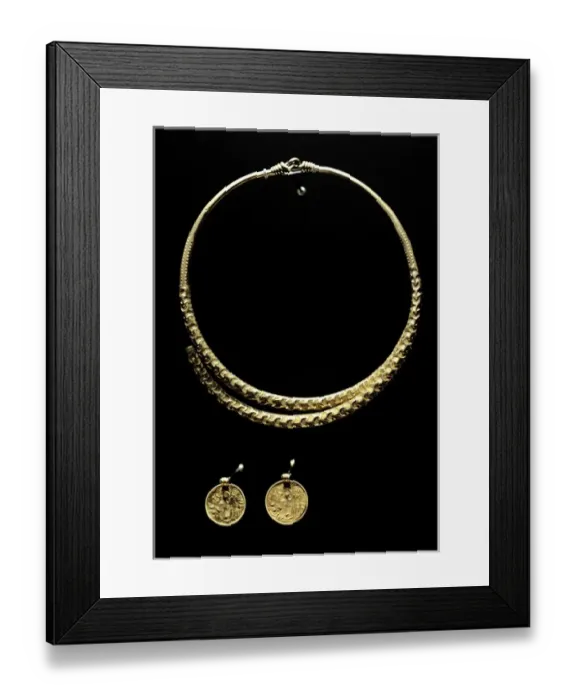 Framed Print : Gudme. Home of the gods. 3rd-7th century. Gold jewerly. Gold Framed Print : Gudme. Home of the gods. 3rd-7th century. Gold jewerly. Gold