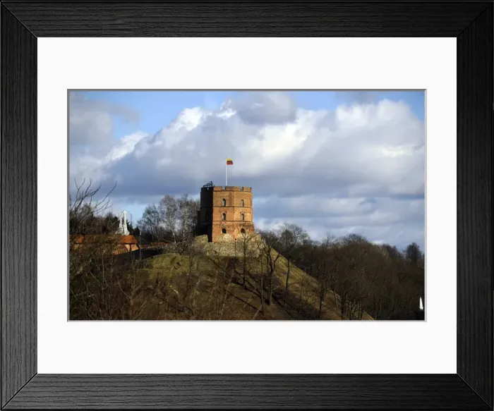 Framed Print : Gediminas Tower. Vilnius. Lithuania Framed Print : Gediminas Tower. Vilnius. Lithuania