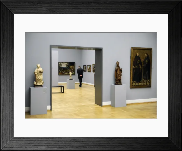 Framed Print : National Museum of Art. Copenhagen. Interior Framed Print : National Museum of Art. Copenhagen. Interior