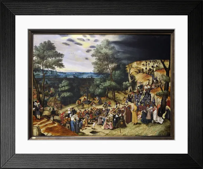 Framed Print : The Procession to Calvary, 1602, by Pieter Brueghel the Youn Framed Print : The Procession to Calvary, 1602, by Pieter Brueghel the Youn