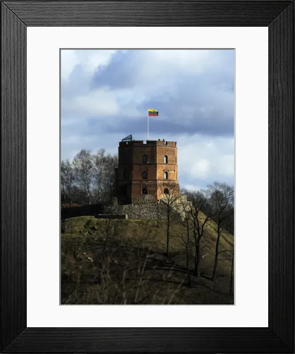 Framed Print : Gediminas Tower. Vilnius. Lithuania Framed Print : Gediminas Tower. Vilnius. Lithuania
