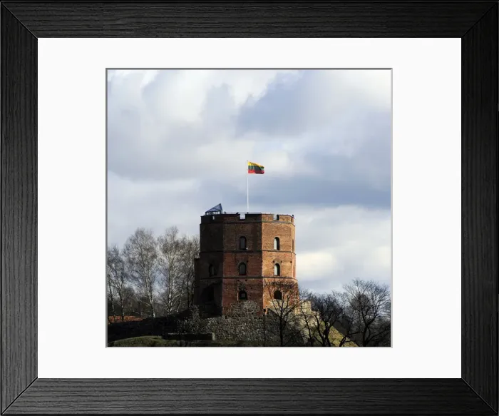 Framed Print : Gediminas Tower. Vilnius. Lithuania Framed Print : Gediminas Tower. Vilnius. Lithuania