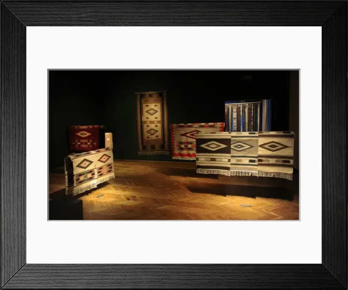 Framed Print : Rugs. 20th century. Csik, Romania Framed Print : Rugs. 20th century. Csik, Romania