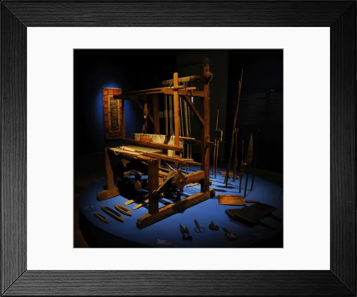 Framed Print : Loom. 19th century. Hungary Framed Print : Loom. 19th century. Hungary