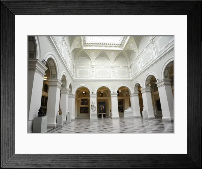Framed Print : Museum of Fine Arts. Interior. Budapest Framed Print : Museum of Fine Arts. Interior. Budapest