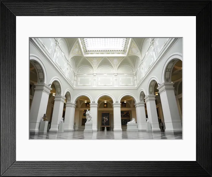 Framed Print : Museum of Fine Arts. Interior. Budapest Framed Print : Museum of Fine Arts. Interior. Budapest