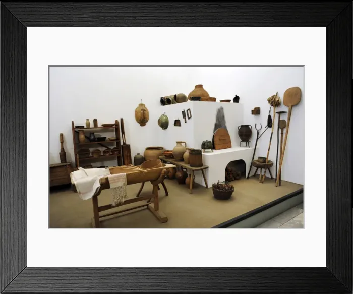 Framed Print : House from Orseg region. 19th century. Hungary Framed Print : House from Orseg region. 19th century. Hungary