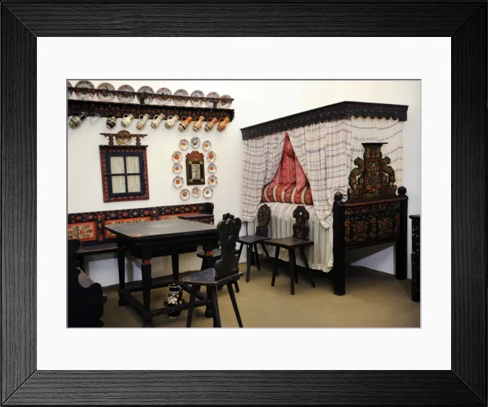 Framed Print : House from Sarkoz region. 19th century. Hungary Framed Print : House from Sarkoz region. 19th century. Hungary