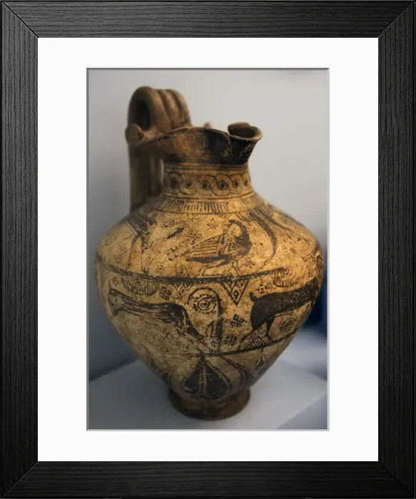 Framed Print : Pottery. Miletus. 625-600 BC Framed Print : Pottery. Miletus. 625-600 BC