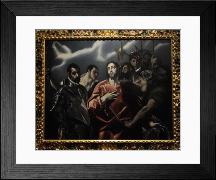 Framed Print : The Disrobing of Christ (El Expolio) by El Greco Framed Print : The Disrobing of Christ (El Expolio) by El Greco