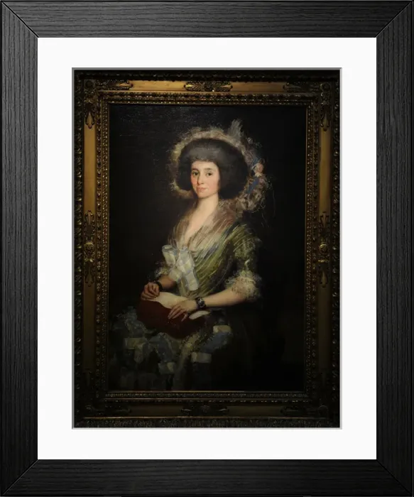 Framed Print : Portrait of Manuela Camas y de las Heras, Consort to Juan Ag Framed Print : Portrait of Manuela Camas y de las Heras, Consort to Juan Ag