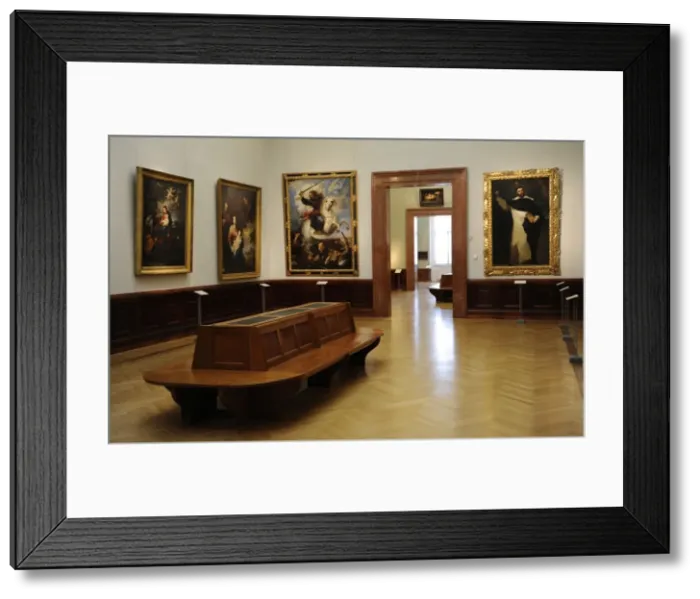 Framed Print : Museum of Fine Arts. Interior. Budapest Framed Print : Museum of Fine Arts. Interior. Budapest