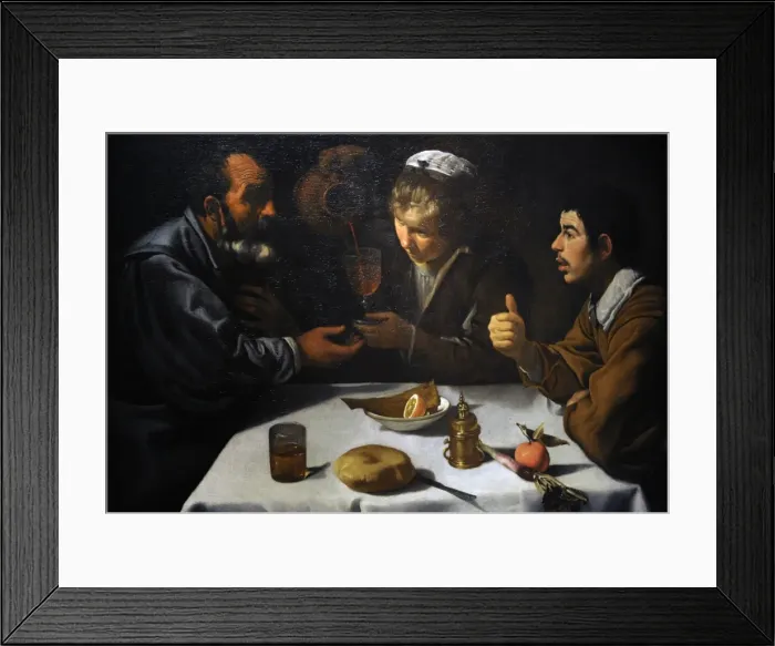 Framed Print : Tavern scene, 1622, by Diego Velazquez Framed Print : Tavern scene, 1622, by Diego Velazquez