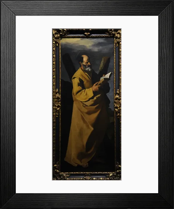 Framed Print : Saint Andrew, 1635-1640, by Zurbaran Framed Print : Saint Andrew, 1635-1640, by Zurbaran