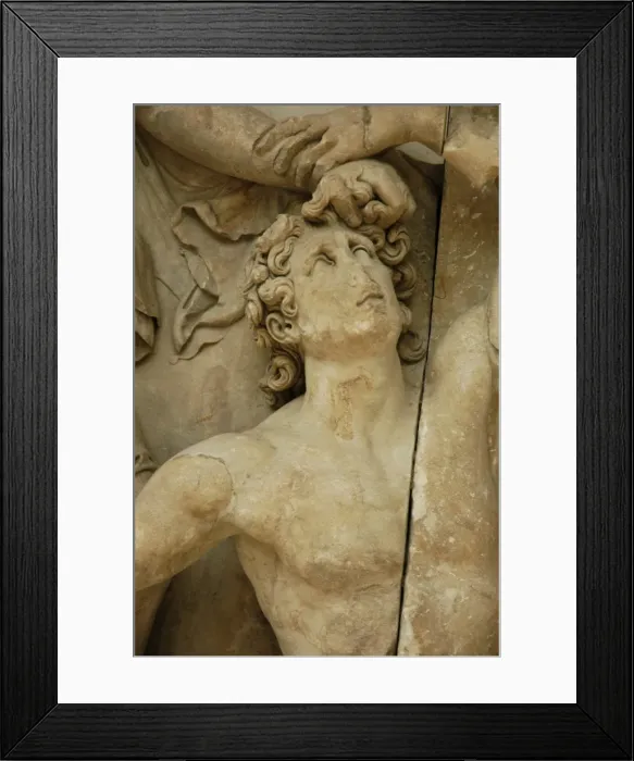 Framed Print : Pergamon Altar. Detail. Gigantomachy. Doris. Pergamon Museum Framed Print : Pergamon Altar. Detail. Gigantomachy. Doris. Pergamon Museum