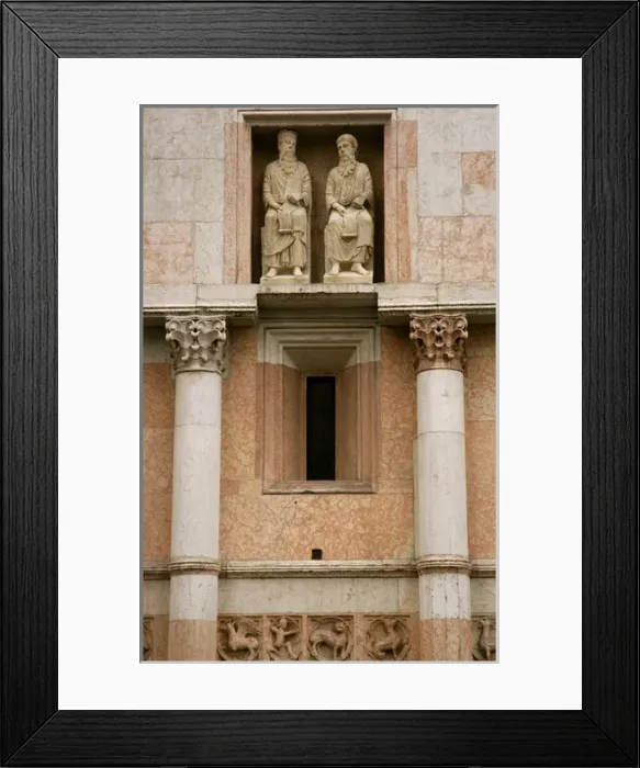 Framed Print : Baptistery of Parma. Exterior. Detail Framed Print : Baptistery of Parma. Exterior. Detail