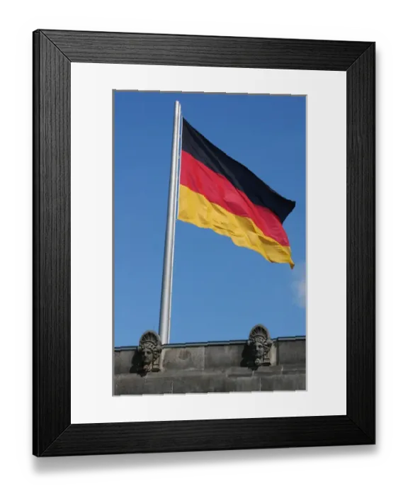 Framed Print : German flag Framed Print : German flag