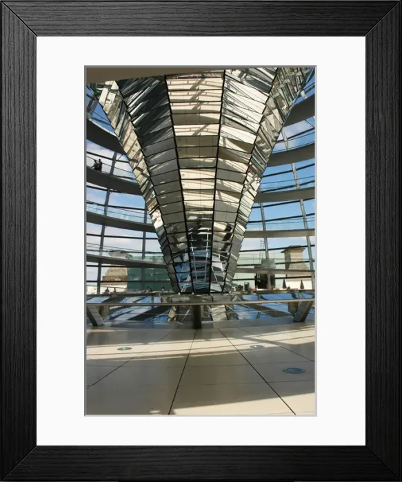 Framed Print : Reichstags Dome by Norman Foster (b. 1935). Berlin. Germany Framed Print : Reichstags Dome by Norman Foster (b. 1935). Berlin. Germany