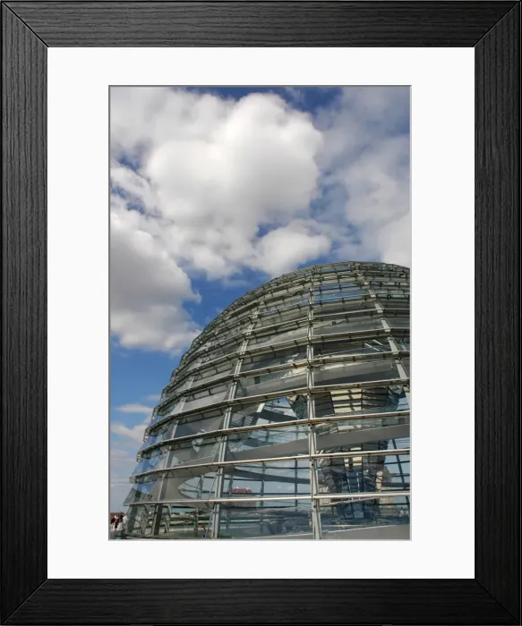 Framed Print : Reichstags Dome by Norman Foster (b. 1935). Berlin. Germany Framed Print : Reichstags Dome by Norman Foster (b. 1935). Berlin. Germany