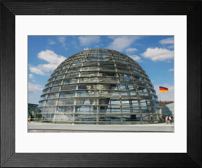 Framed Print : Reichstags Dome by Norman Foster (b. 1935). Berlin. Germany Framed Print : Reichstags Dome by Norman Foster (b. 1935). Berlin. Germany