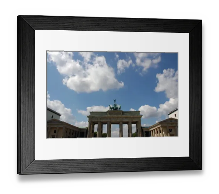 Framed Print : Germany. Berlin. Brandenburg Gate crowned by the Quadriga of Framed Print : Germany. Berlin. Brandenburg Gate crowned by the Quadriga of