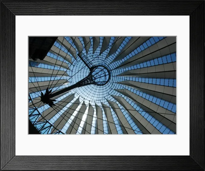 Framed Print : Germany. Berlin. Dome of the Sony Center by German architect Framed Print : Germany. Berlin. Dome of the Sony Center by German architect