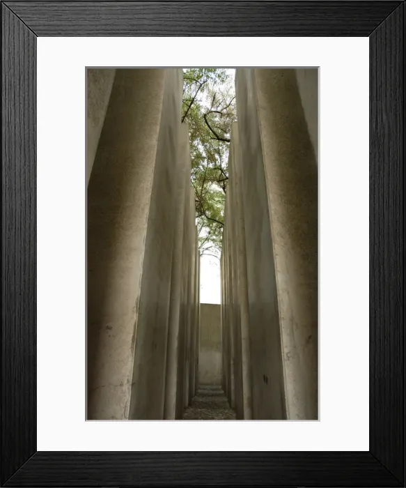 Framed Print : Germany. Berlin. Jewish Museum Berlin. Garden of Exile Framed Print : Germany. Berlin. Jewish Museum Berlin. Garden of Exile