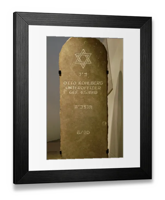 Framed Print : Tombstone of a Jewish grave. Jewish Museum. Berlin. Germany Framed Print : Tombstone of a Jewish grave. Jewish Museum. Berlin. Germany