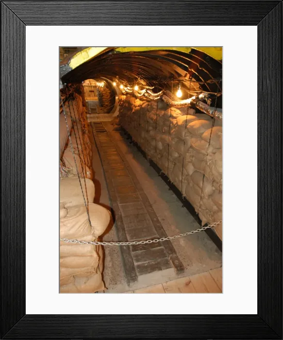 Framed Print : Operation Gold. Reconstruction of the tunnel built by Americ Framed Print : Operation Gold. Reconstruction of the tunnel built by Americ