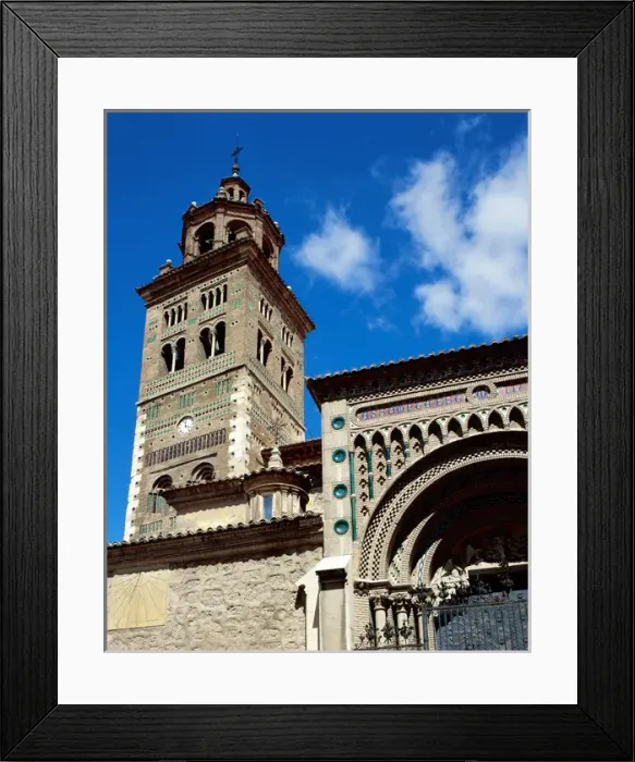 Framed Print : Spain. Aragon. Teruel. Cathedral. Mudejar (12th-13th centuri Framed Print : Spain. Aragon. Teruel. Cathedral. Mudejar (12th-13th centuri