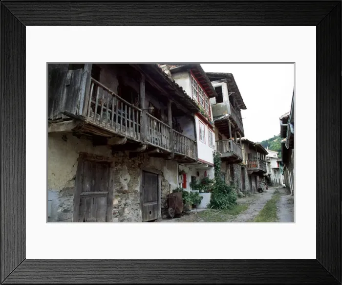 Framed Print : Spain. Asturias. Corias. Street Framed Print : Spain. Asturias. Corias. Street