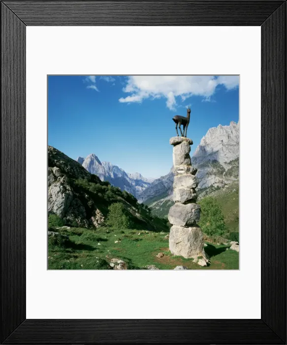 Framed Print : Spain. The Picos Europe National Park. Tombo viewpoint. Vald Framed Print : Spain. The Picos Europe National Park. Tombo viewpoint. Vald
