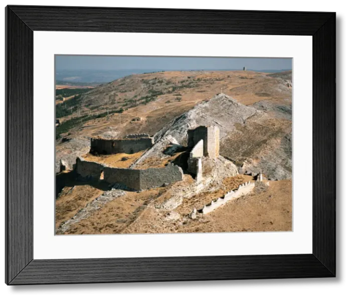 Framed Print : Spain. Burgo de Osma. Osma Castle. Ruins