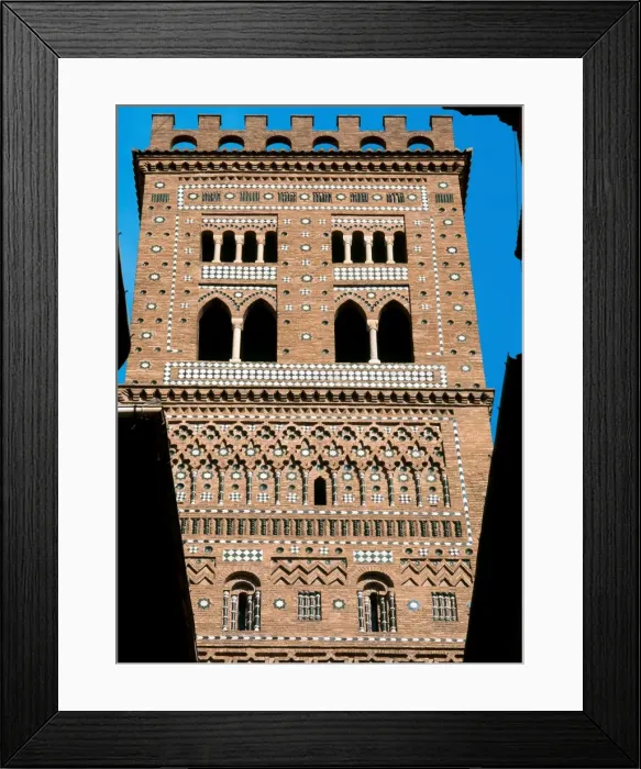 Framed Print : Spain. Aragon. Teruel. Tower of Salvador Framed Print : Spain. Aragon. Teruel. Tower of Salvador
