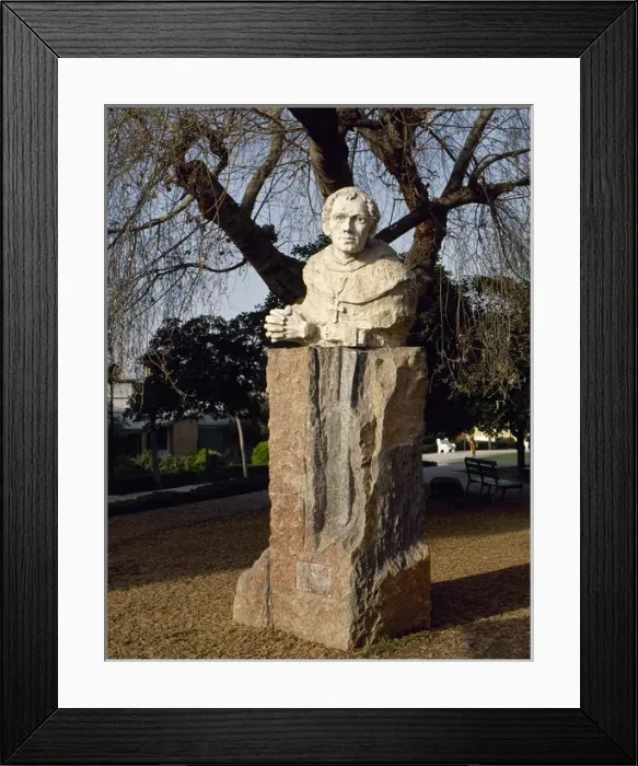 Framed Print : Ezequiel Moreno y Diaz (1848-1906). Monument. Alfaro. la Rio Framed Print : Ezequiel Moreno y Diaz (1848-1906). Monument. Alfaro. la Rio