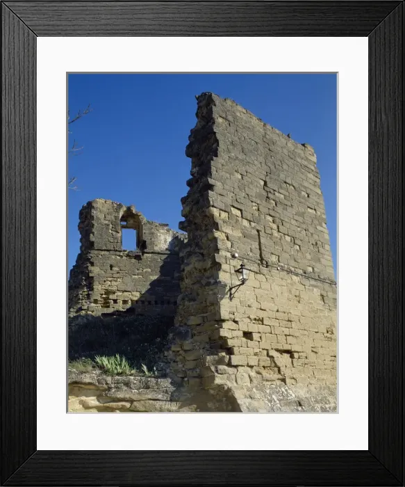 Framed Print : Spain. La Rioja. Briones. Castle. Ruins Framed Print : Spain. La Rioja. Briones. Castle. Ruins