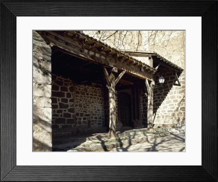 Framed Print : Spain. La Rioja. Nieve de Cameros. Church of saint Martin Framed Print : Spain. La Rioja. Nieve de Cameros. Church of saint Martin