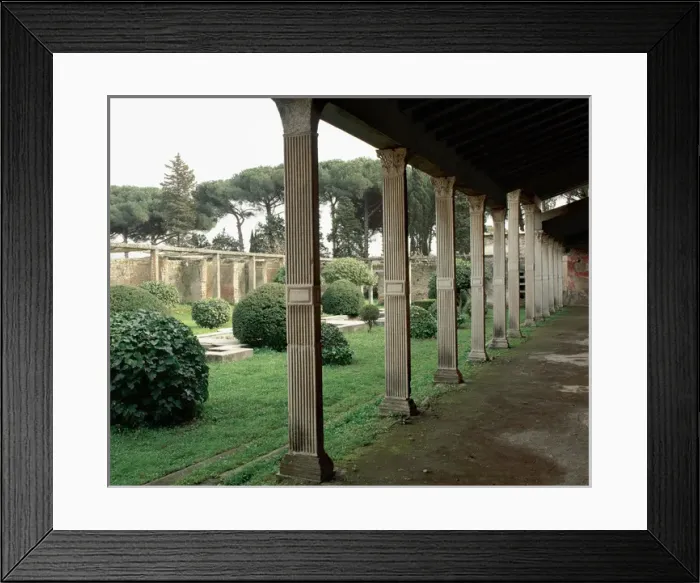 Framed Print : Italy. Pompeii. 1st century AD. House of Julia. Garden Framed Print : Italy. Pompeii. 1st century AD. House of Julia. Garden