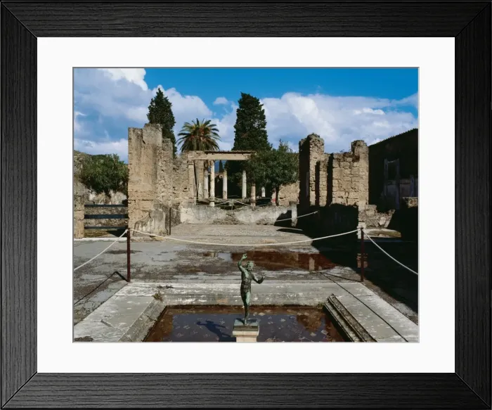 Framed Print : Italy. Pompeii. The House of the Faun. 2nd century BC Framed Print : Italy. Pompeii. The House of the Faun. 2nd century BC